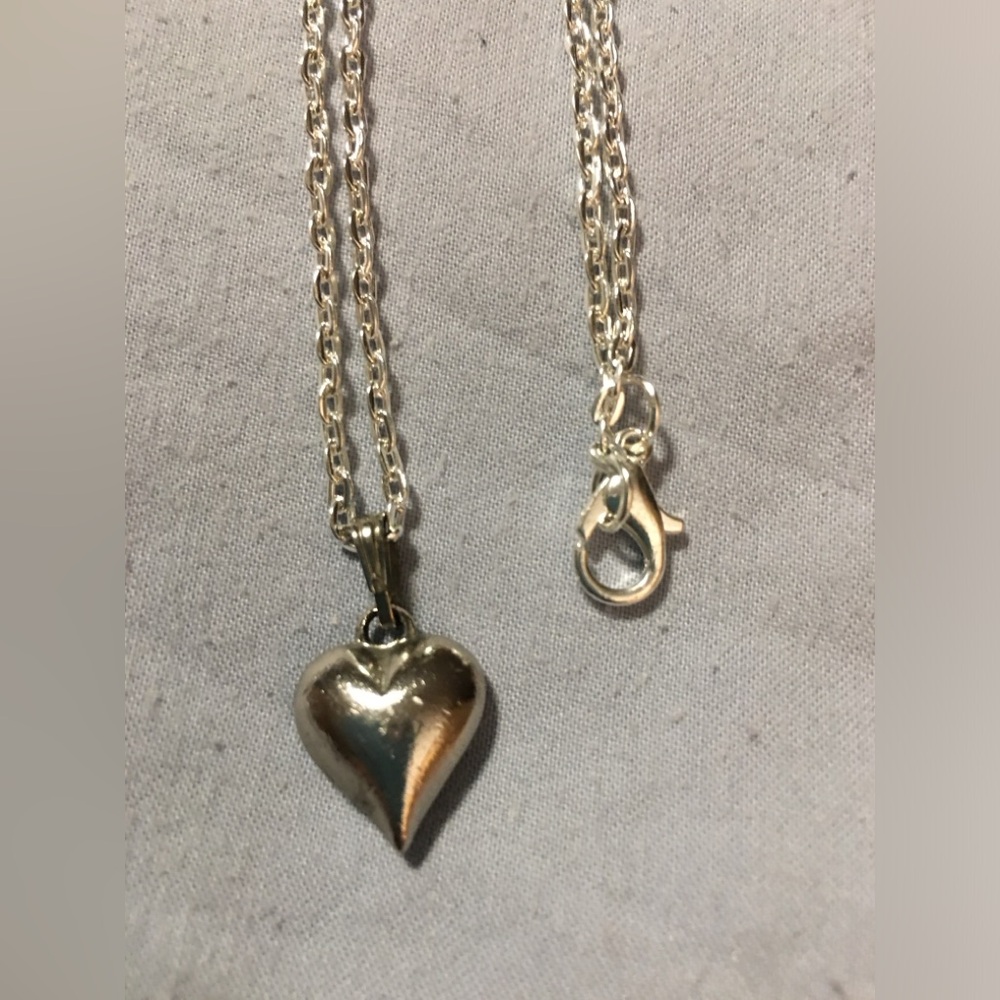 Vintage Silver Heart Pendant/Charm